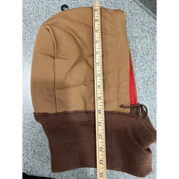 Vintage Carhartt Duck Hood Brown Red Quilt Lined Outdoor Workwear USA Made HQ106 - Picture 7 of 8